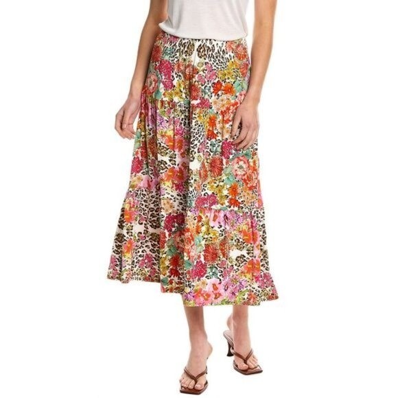 Johnny Was Dresses & Skirts - JOHNNY WAS Skirt Wild‎ Garden Tiered Skirt Maxi NWT